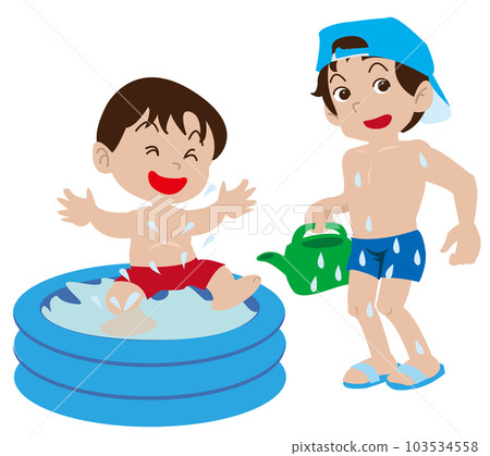 Mini pool play with brothers 103534558