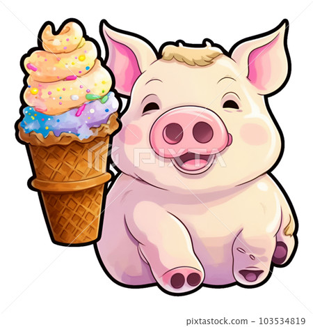 Pork Ice Cream 103534819