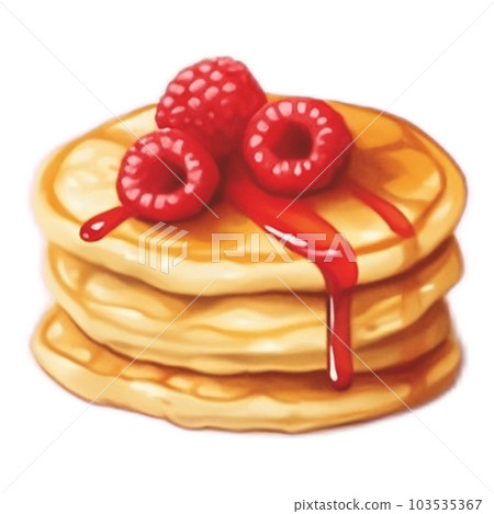 Raspberry Pancakes Raspberry Pancakes 103535367