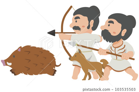 繩文人狩獵 103535503