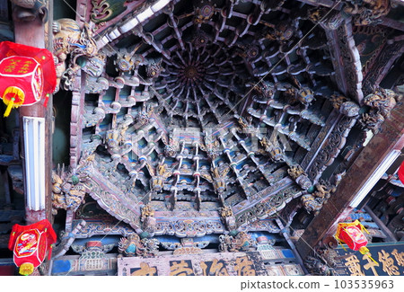 鹿港（台灣）天后宮，無釘天花板 103535963