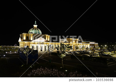 The night view of jindo The night view of jindo 103536698