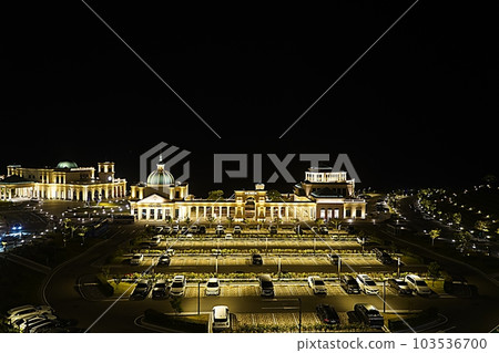 The night view of jindo The night view of jindo 103536700