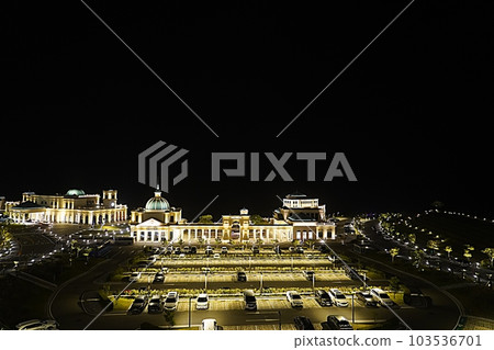 The night view of jindo The night view of jindo 103536701