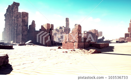 Ruins of ancient city of Palmyra Ruins of ancient city of Palmyra 103536733