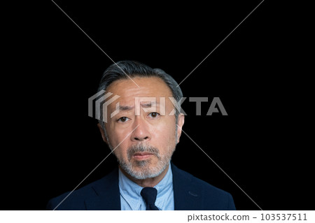 西裝中年男子麵部特寫 西裝中年男子麵部特寫 103537511