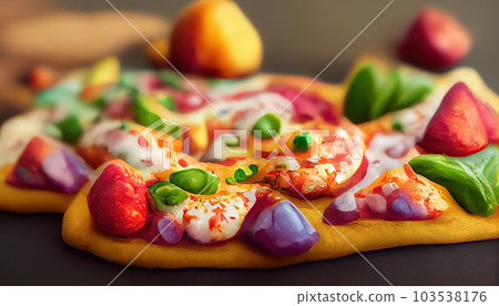 table with homemade cooking food for family.Generative AI 103538176