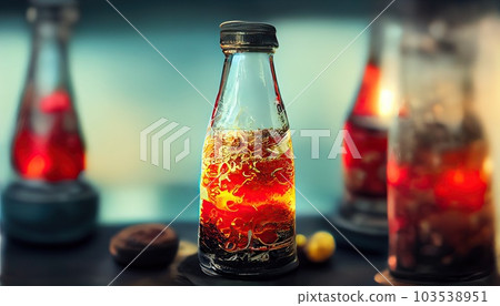 soft drink bottle,it can make your refresh. Generative AI 103538951