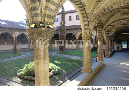 意大利佛羅倫薩 Santa Maria Novella 教堂庭院 103539206