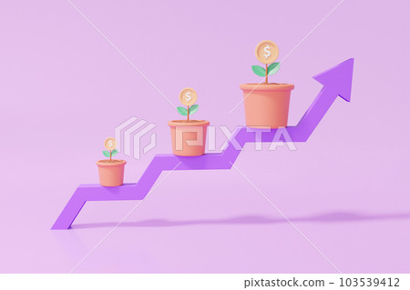 Yinghuabon and gold and silver coins have a beautiful original growth concept. Commercial profit investmentFinancial growthPurple background Yinghuabon and gold and silver coins have a beautiful original growth concept. Commercial profit investmentFinancial growthPurple background 103539412