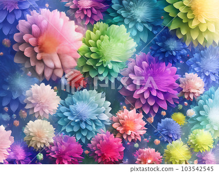 Flower paper stack abstract pastel flat. Flower paper stack abstract pastel flat. 103542545