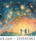 夢幻般的煙花AI圖像 103545461