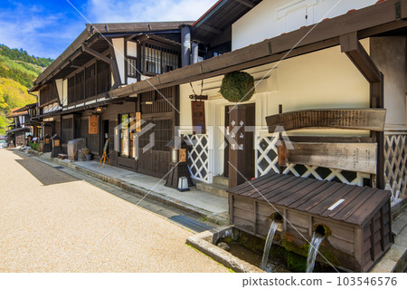 Nakasendo, Nagano Prefecture, the townscape of Fukushimajuku 103546576