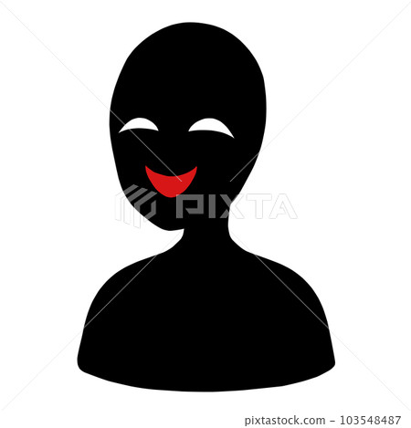 壞人形象剪影人物圖標插畫素材 103548487