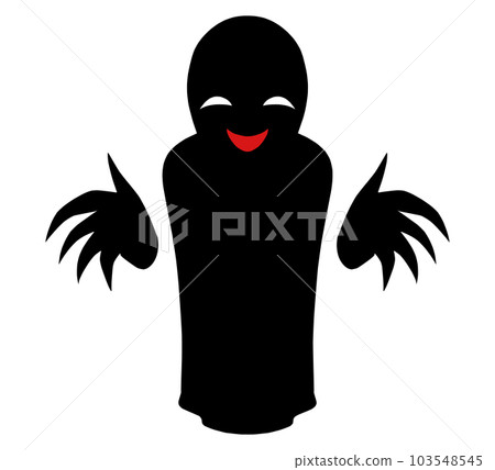 Illustration material of a silhouette of a villain image Illustration material of a silhouette of a villain image 103548545