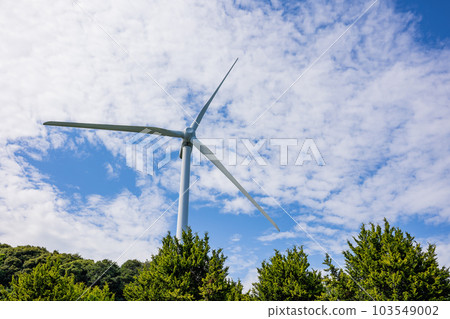 Windmill Wind power generation image Windmill Wind power generation image 103549002