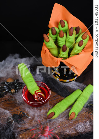 Witch's Finger Cookies Witch's Finger Cookies 103549033