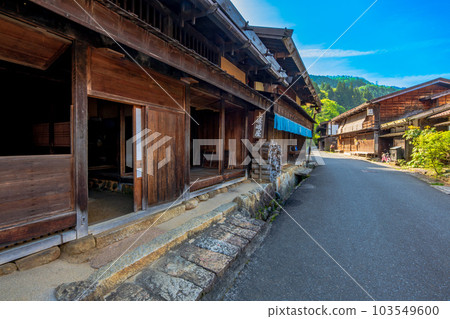 中山道長野縣南木曾町妻籠宿街景 103549600