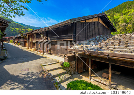 中山道長野縣南木曾町妻籠宿街景 中山道長野縣南木曾町妻籠宿街景 103549643