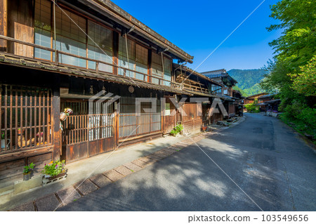 Townscape of Tsumagojuku, Nagiso Town, Nagano Prefecture, Nakasendo Townscape of Tsumagojuku, Nagiso Town, Nagano Prefecture, Nakasendo 103549656