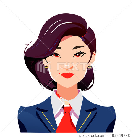 Asian beautiful business woman character design 103549788