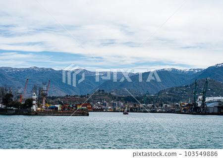 View to Batumi city from the port area View to Batumi city from the port area 103549886