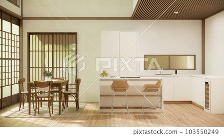 Kitchen room japanese style. Kitchen room japanese style. 103550249