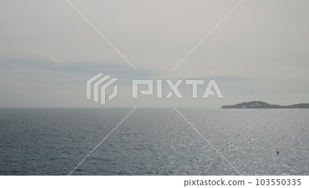 View of Saint-Jean-Cap-Ferrat from Eze Village in spring 103550335
