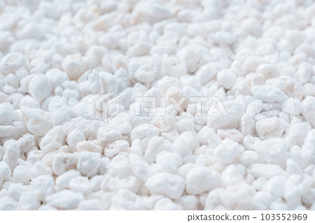 Perlite for plants. neutral material of volcanic origin Perlite for plants. neutral material of volcanic origin 103552969