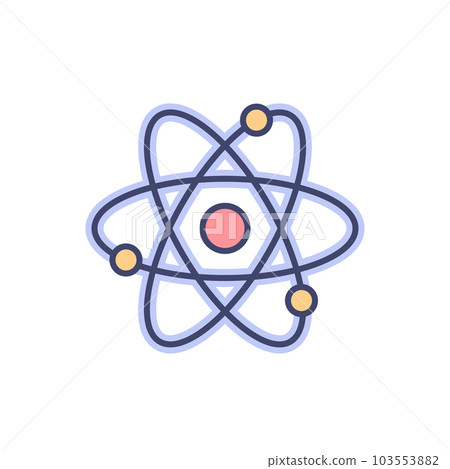 Atom related vector icon. Atom related vector icon. 103553882