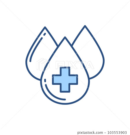 Blood Donation related vector icon. 103553903