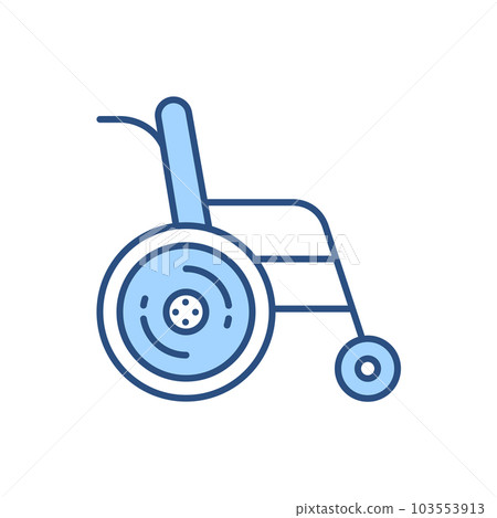 Wheelchair related vector icon. 103553913