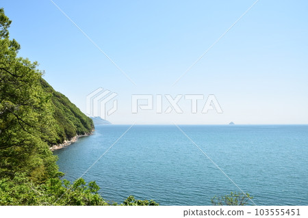 瀨戶內海平靜的地平線 瀨戶內海平靜的地平線 103555451