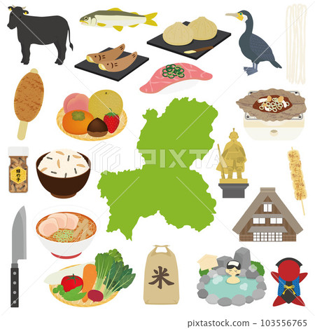 岐阜縣特產插圖集 岐阜縣特產插圖集 103556765