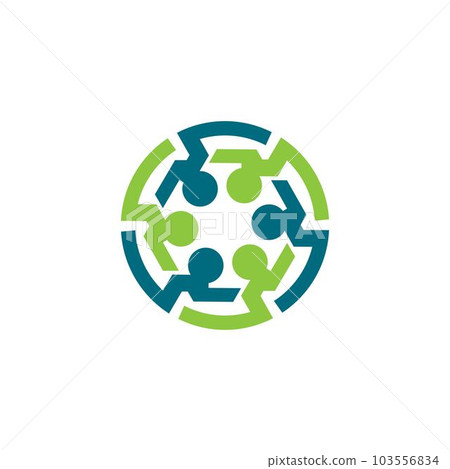 Business teamwork vector icon 103556834