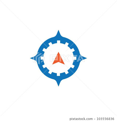 Compass symbol vector icon 103556836