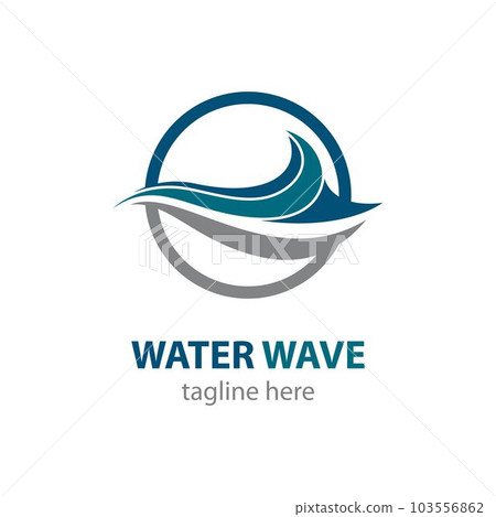 Wave symbol vector icon Wave symbol vector icon 103556862