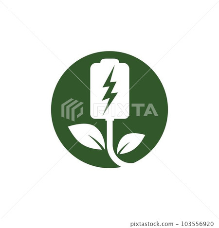 Eco energy  vector icon 103556920