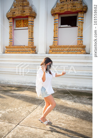 Ordination ceremony in buddhist change man to monk Ordination ceremony in buddhist change man to monk 103558682