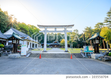 春天的群馬縣高崎市群馬形護國神社 春天的群馬縣高崎市群馬形護國神社 103558704