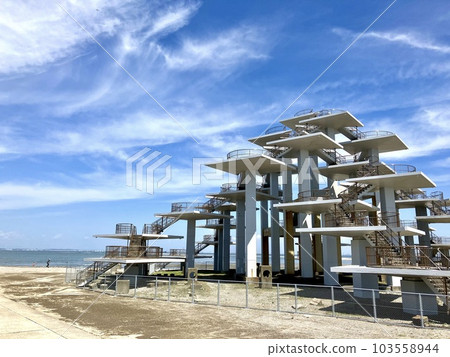 富津岬_明治100週年展望台_富津岬展望台 103558944