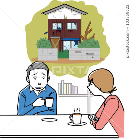 A couple worried about the problem of empty houses 103559522