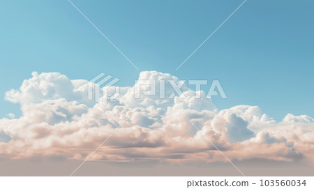 Beautiful sky on colorful gentle light day background.Picturesque 103560034