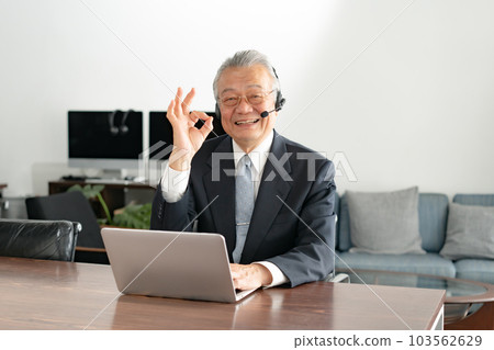 Business senior headset online OK 103562629