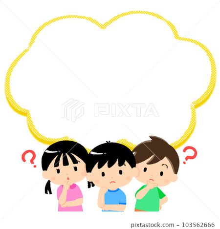 講話泡泡兒童問題 103562666