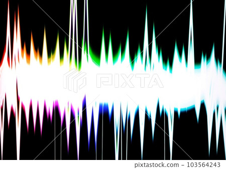Abstract colorful light wave pattern Abstract colorful light wave pattern 103564243