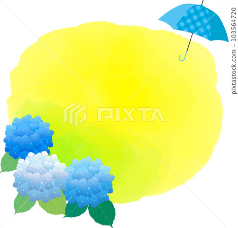 藍色繡球花架1 103564720