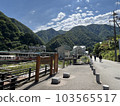 Road leading to Torokko train station of Kurobe Gorge Railway 103565517
