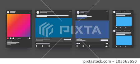 Social Media Template Mockup Presentation 103565650