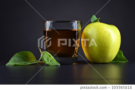 Green apple and apple juice Green apple and apple juice 103565818